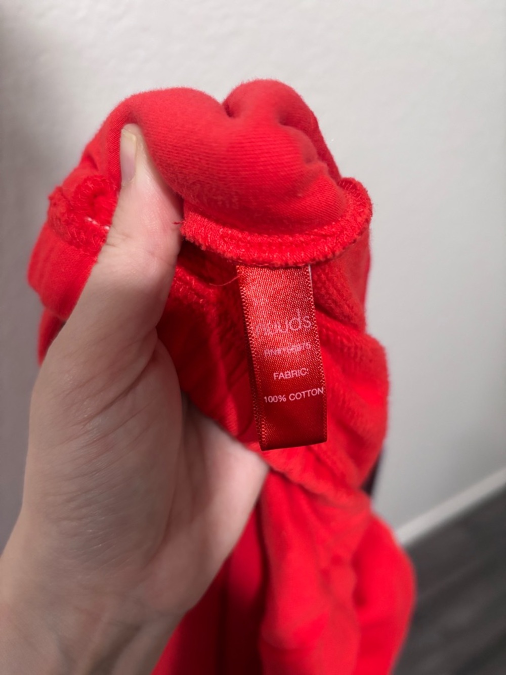 NWOT Nuuds Core Fleece Wide Leg Sweatpants in Chili Red Medium - Picture 6 of 7